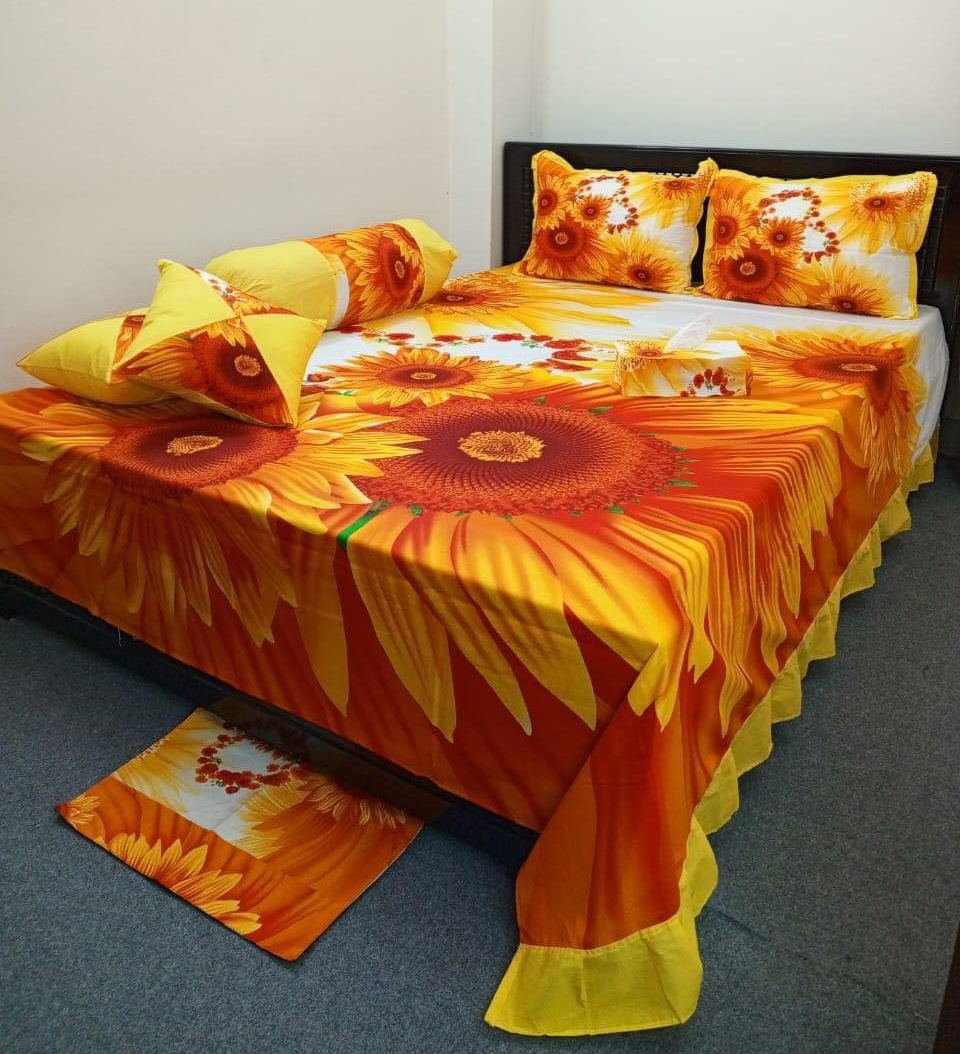 1717145442-hinhzbakb2hrupbr97iacj485bribzcqkqg43jft 8 pieces king size Panel Bedcover - Image 1