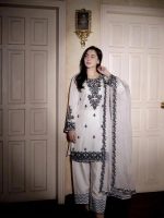 Embroidery Readymade Three Piece – Premium Luxury Blend Cotton Dress - Image 3