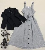 Western Denim Style Ladies Blazer Gown Tops | Keshabpur.com - Image 3