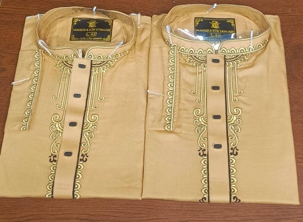 Indian Cotton Panjabi with Snap Button