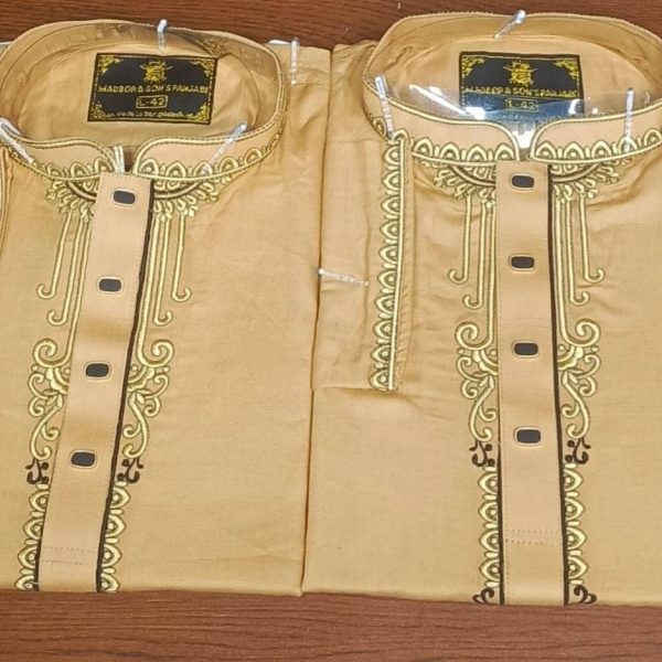 Indian Cotton Panjabi with Snap Button