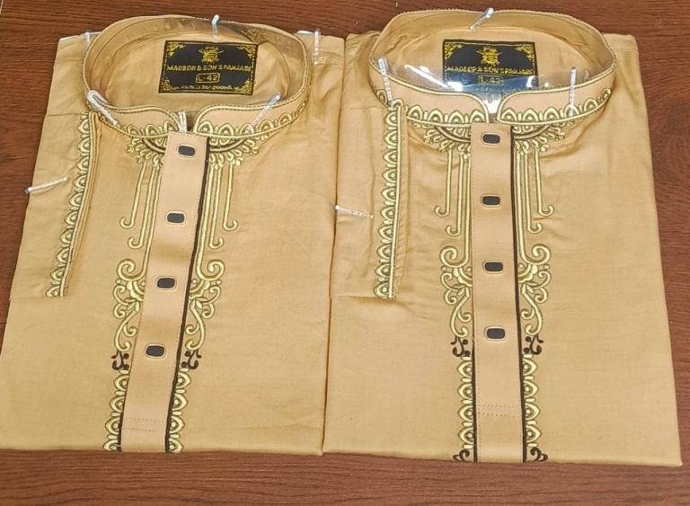 Indian Cotton Panjabi with Snap Button