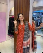 Digital Printed 3 Piece | China Microstich Ari Work Dress - Image 18