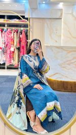 Digital Printed 3 Piece | China Microstich Ari Work Dress - Image 21