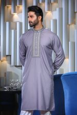 Luxury Pakistani Panjabi with Box | Jacquard Cotton & Embroidery - Image 6