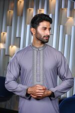 Luxury Pakistani Panjabi with Box | Jacquard Cotton & Embroidery - Image 7