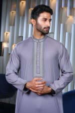 Luxury Pakistani Panjabi with Box | Jacquard Cotton & Embroidery - Image 8