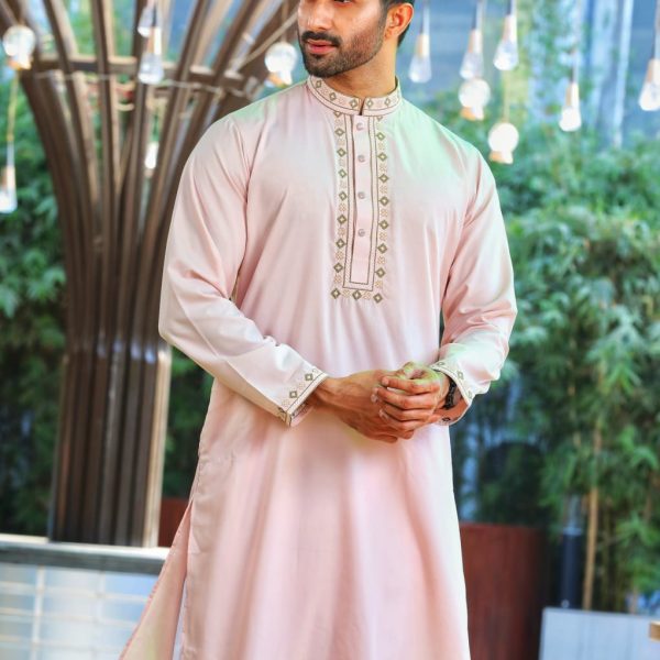 Luxury Pakistani Panjabi with Box Jacquard Cotton