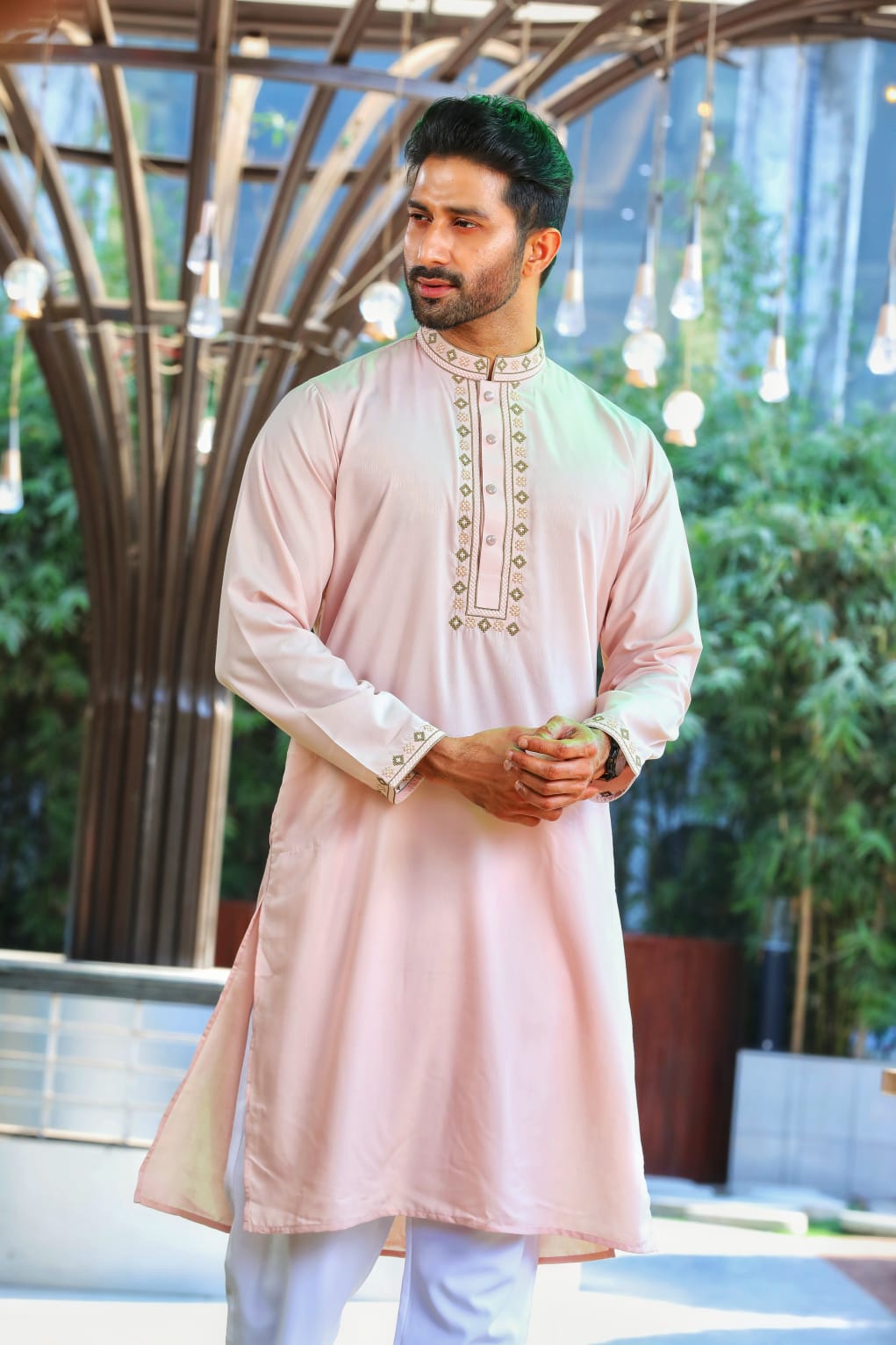 Luxury Pakistani Panjabi with Box Luxury Pakistani Panjabi with Box Jacquard Cotton