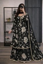 Golap Gown Three Piece | Cotton Printed Women’s Gown Dress - Image 2