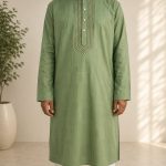 Premium Cotton Embroidery Panjabi