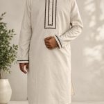 Premium Cotton Embroidery Panjabi