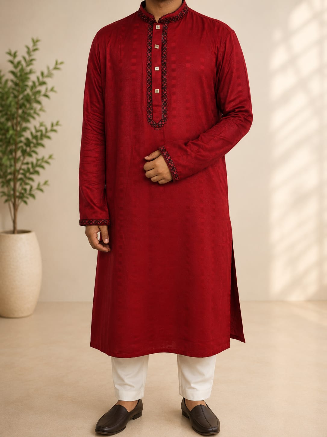1785260245_L_5 Premium Cotton Embroidery Panjabi