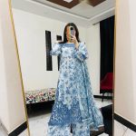 Cotton Embroidery Three Piece for Women with Full Body Embroidery Work