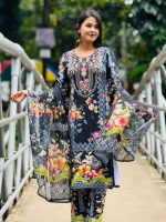 Digital Print Three Piece for Women in China DTX Fabric
