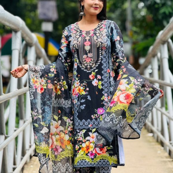 Digital Print Three Piece for Women in China DTX Fabric
