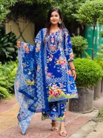 Digital Print Three Piece for Women in China DTX Fabric