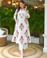 Printed Two Piece Collection for Women in TC Cotton Fabric