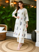 Printed Two Piece Collection for Women in TC Cotton Fabric