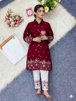 Stylish Embroidery Two Piece Co-Ord Set | Keshabpur.com