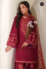 Digital Printed 3 Piece | China Microstich Ari Work Dress - Image 11
