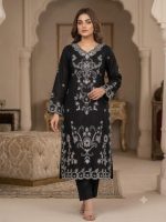 Unique Embroidered Co-Ord Set in TC Cotton | Keshabpur - Image 12
