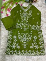 Unique Embroidered Co-Ord Set in TC Cotton | Keshabpur - Image 14