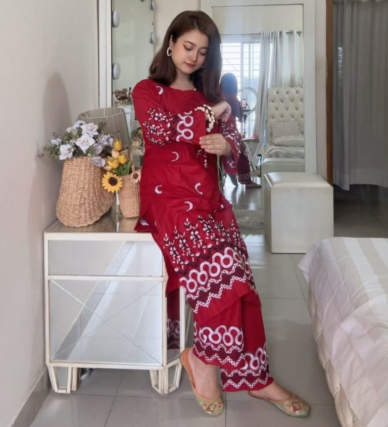 Unique Embroidered Co-Ord Set in TC Cotton with Matching Embroidered Selowar