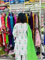Unique Embroidered Co-Ord Set in TC Cotton | Keshabpur - Image 3