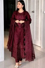 Embroidery Three Piece – Soft Cotton Embroidery Dress for Women | SKU 33428-33429 - Image 3