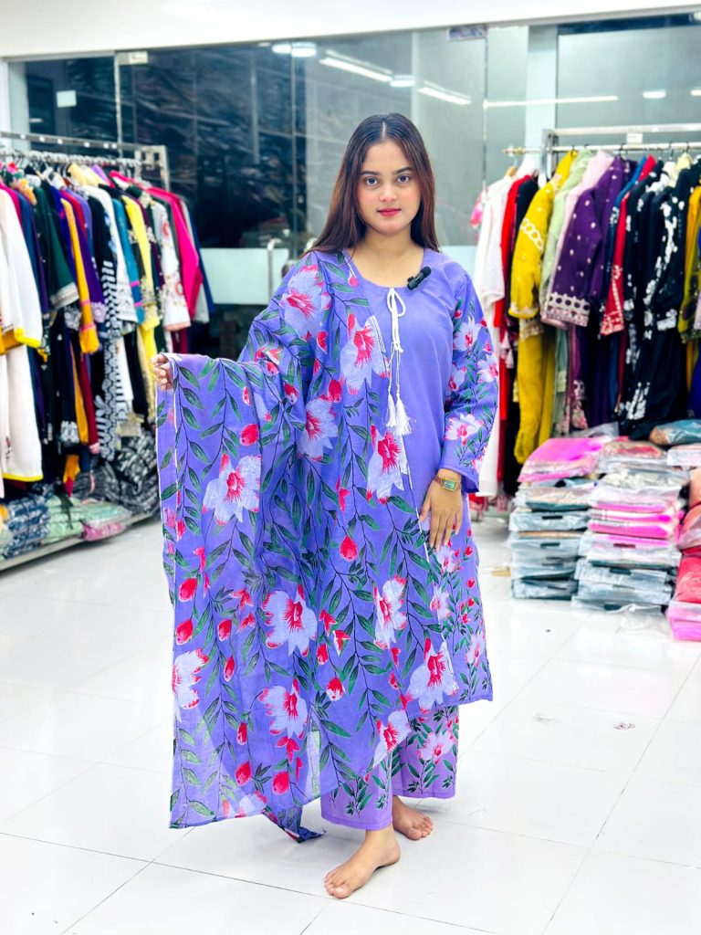 Skin Print Three Piece Budget Friendly Screen Print Dress for Women
