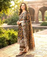 Pakistani Inspired Laser Cut Readymade Three Piece for Women