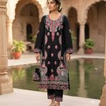Pakistani Bin Hamid Embroidery Readymade Three Piece for Women