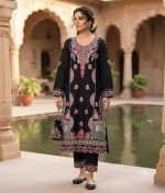 Pakistani Bin Hamid Embroidery Readymade Three Piece for Women